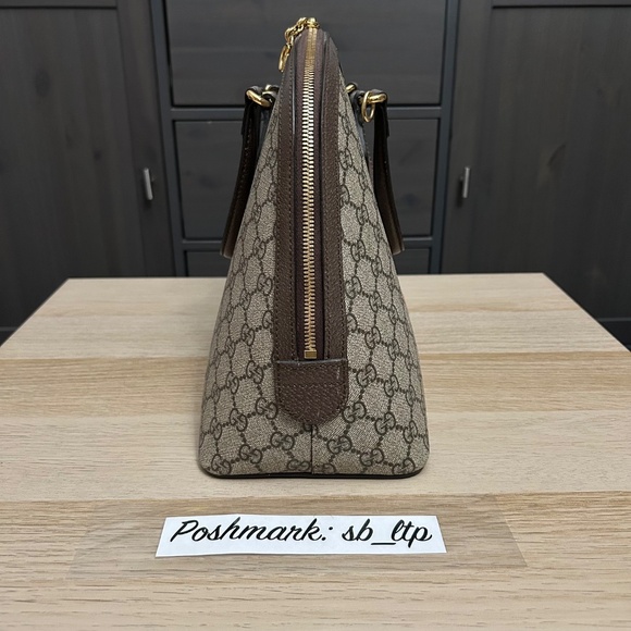 Authentic Gucci GG Supreme Medium Dome Ophidia Bag - Picture 4 of 6